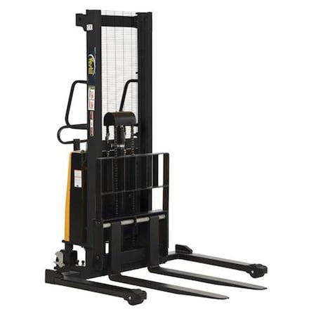 Vestil STACKER PWR LIFT ADJ FORKS&LEGS 63"HT SL3-63-AA